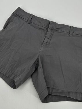 Classic Gray Cotton Blend Shorts